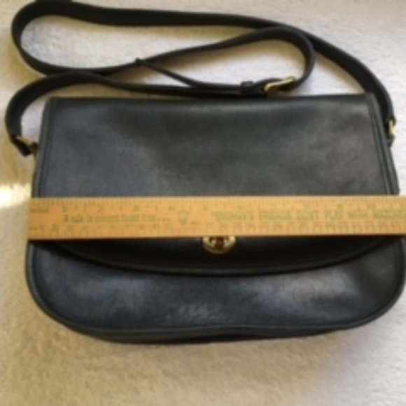 Vintage Navy Blue Coach Purse   Like New - Picture 7 of 9